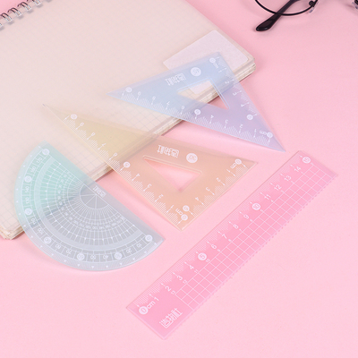 果冻色盒装套尺JR-01